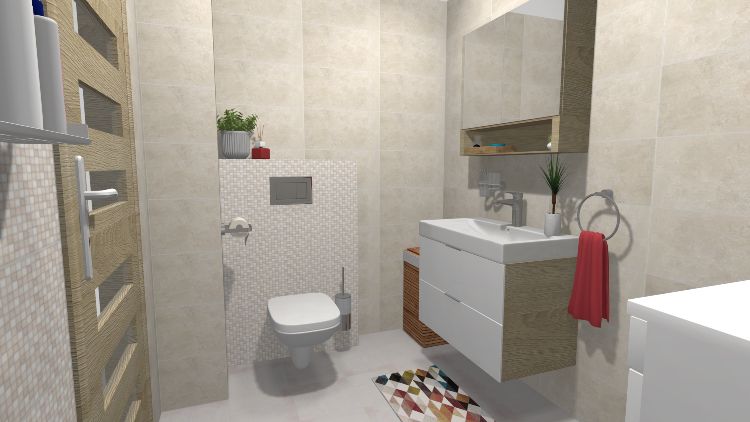Economy fürdőszoba - Cersanit Arno 