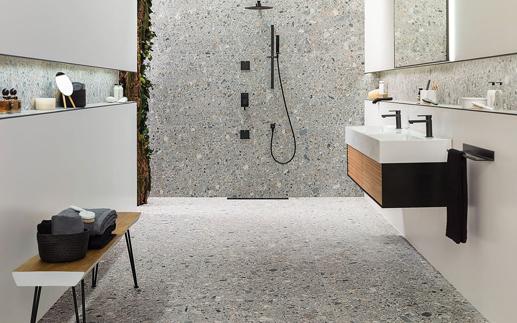 Porcelanosa - Ceppo terazzo burkolat