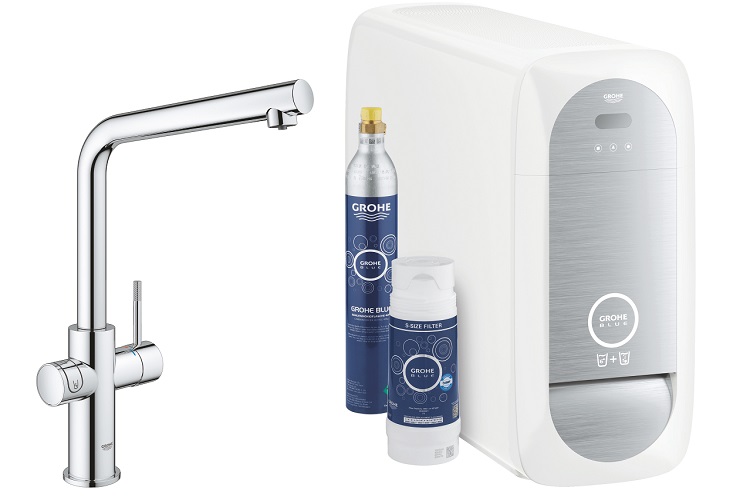 A Grohe Blue Home vízszűrő termékek