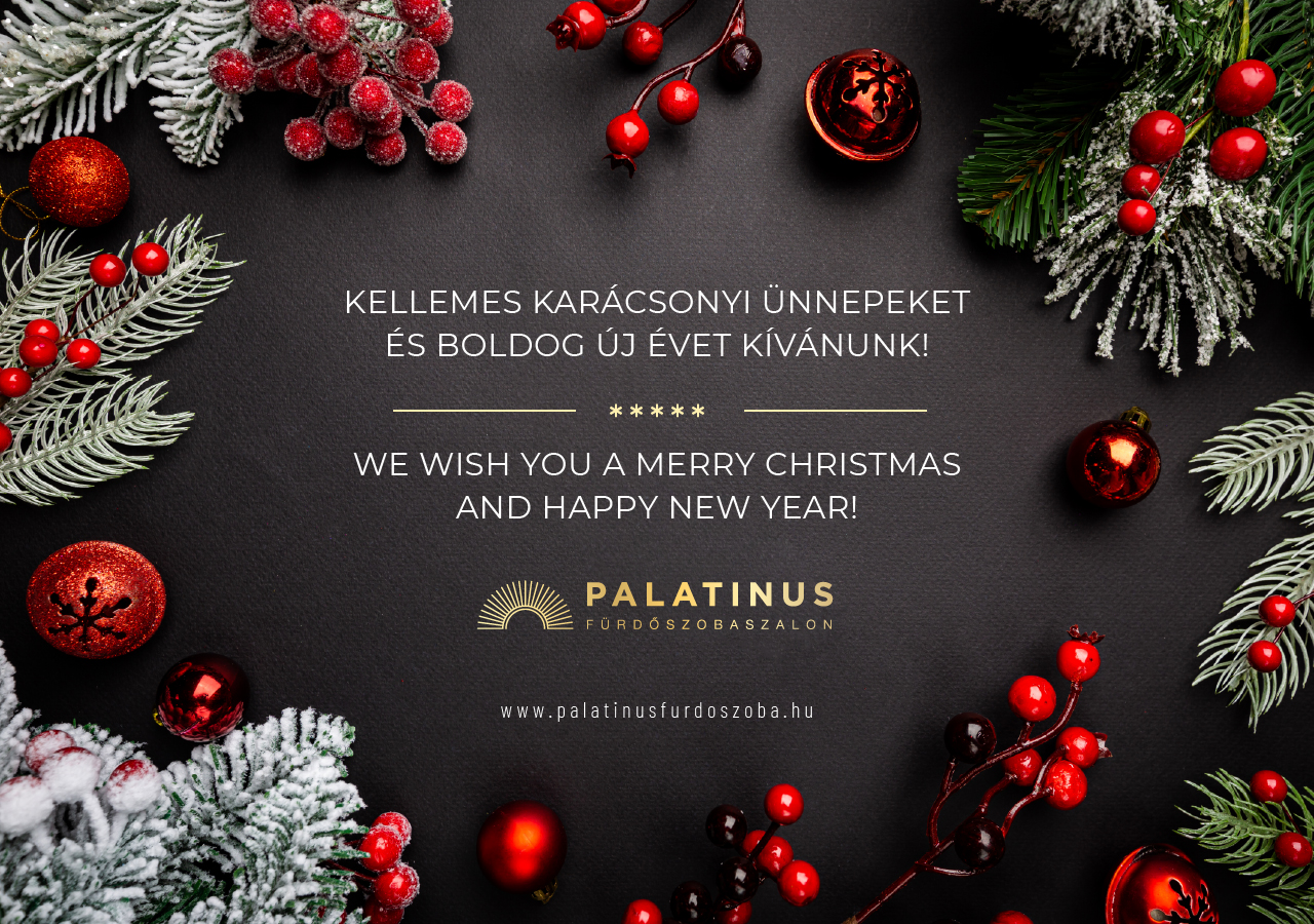 Palatinus Fürdőszobaszalon Karácsonyi Üdvözlet