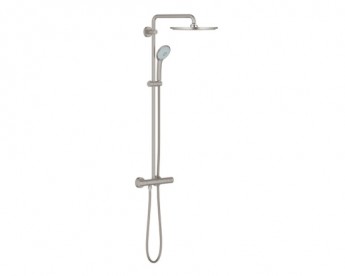 Grohe Euphoria XXL System 310 zuhanyrendszer termosztátos csapteleppel - matt szuperacél 26075DC0