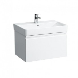 LAUFEN PRO S Fali alsószekrény, 1 fiókkal, 1 belső fiókkal, fényes fehér, 66,5x45x39 4834510964751