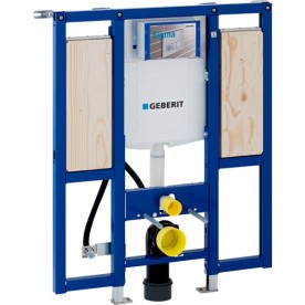 GEBERIT DUOFIX WC SZER.EL FALI WC SIGMA 12CM-ES (UP320) ÖBTART MOZGÁSSÉRÜLT KIVITEL KAPASZKODÓTARTÓKKAL
