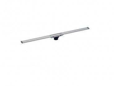 GEBERIT CLEAN LINE 20 zuhanyfolyóka fényes/szálcsiszolt rozsdamentes acél 154.450.KS.1