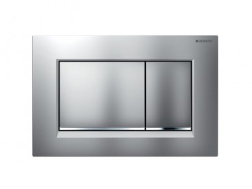 GEBERIT Sigma 30 nyomólap, matt króm/fényes króm/matt króm