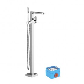 RAVAK Chrome padlón álló kádcsaptelep X070101