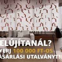Felújítanál? Nyerj 100 000 Ft-os vásárlási utalványt!